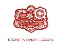 Etichette adesive per fioristi, fiorai e vivaisti (mm 38x31)  (cod.22G)